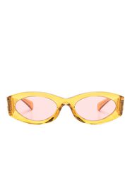 Miu Miu Eyewear Occhiali da sole Glimpse ovali - Giallo