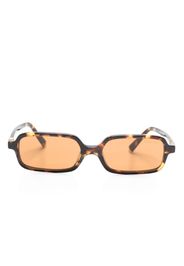 Miu Miu Eyewear Occhiali da sole squadrati con effetto tartarugato - Marrone