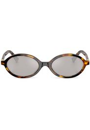 Miu Miu Eyewear Occhiali da sole con logo - Marrone