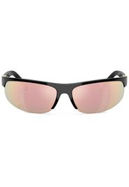 Miu Miu Eyewear Occhiali da sole oversize - Nero