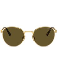 Miu Miu Eyewear Occhiali da sole con logo - 5AK09Z GOLD