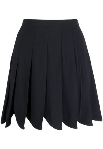 Miu Miu Pre-Owned pleated A-line skirt - Nero