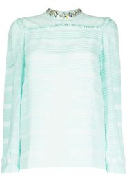 Miu Miu Pre-Owned Blusa con ruches