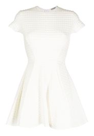 Miu Miu Pre-Owned Abito svasato con effetto jacquard - Bianco