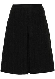 Miu Miu Pre-Owned 2000s tweed flared midi skirt - Nero