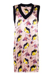 Miu Miu Pre-Owned Abito con scollo a V - Nero