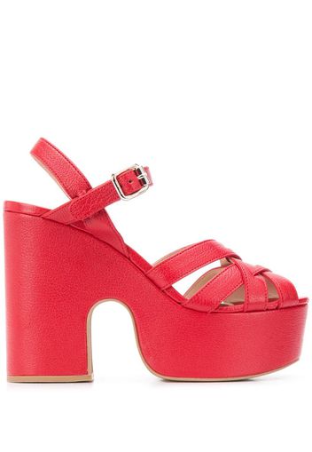 SANDAL WEDGE MADRAS LEA