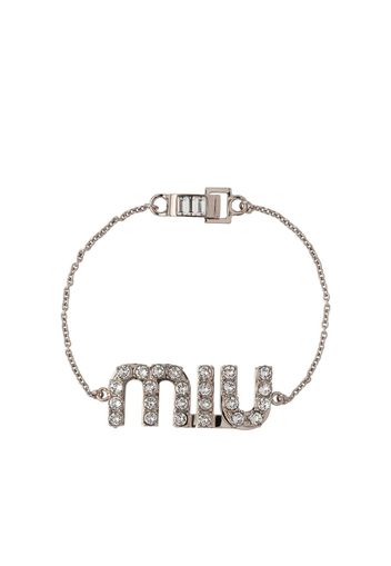 Miu Miu Bracciale con decorazione - Argento