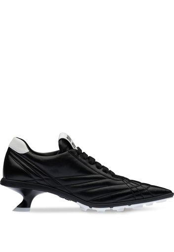 Miu Miu mid-heel pointed toe sneakers - Nero