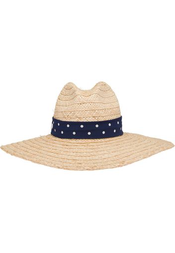 Miu Miu Cappello a tesa larga - F075R Beige/Blue