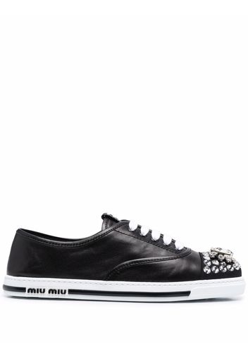 Miu Miu Sneakers con decorazione - Nero