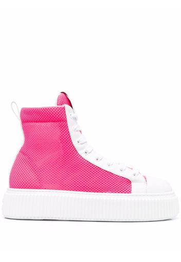 Miu Miu logo colour-block sneakers - Rosa