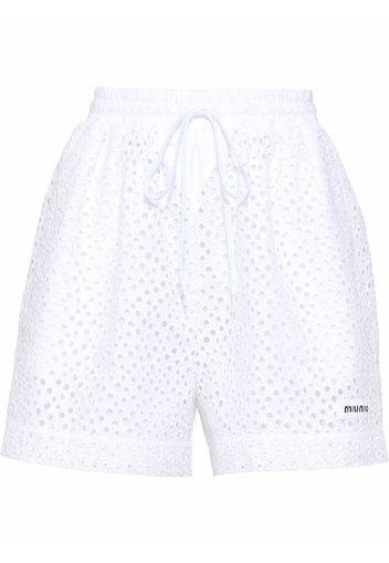 Miu Miu Shorts sportivi - Bianco