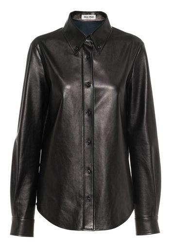 Miu Miu long sleeve shirt - Nero