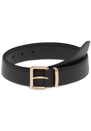 Miu Miu laser-engraved logo belt - Nero