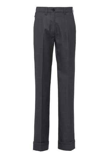 Miu Miu Grisaille straight-leg trousers - Grigio