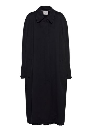 Miu Miu single-breasted mid-length coat - Nero