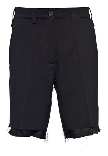Miu Miu raw-hem Bermuda shorts - Nero