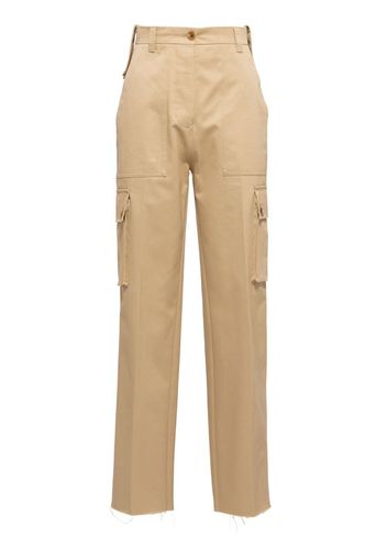 Miu Miu multi-pocket chino pants - Toni neutri