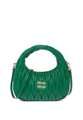 Miu Miu Borsa a spalla Miu Wander - Verde