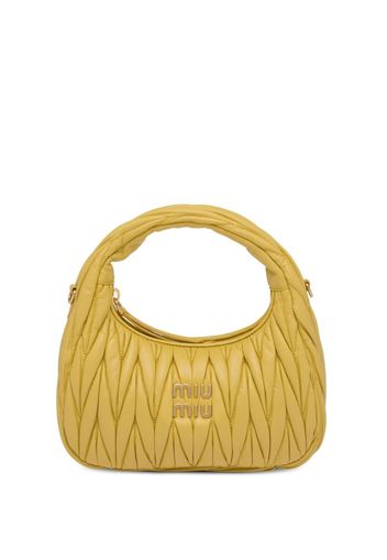 Miu Miu Borsa a spalla Miu Wander - Giallo