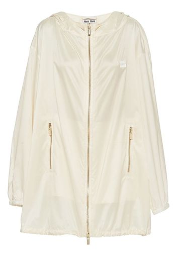 Miu Miu Cappotto con cappuccio - F0304 IVORY