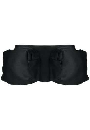 Miu Miu radzimir peplum belt - Nero