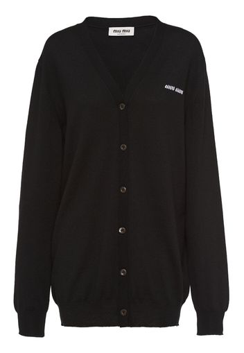 Miu Miu Wool knit cardigan - Nero