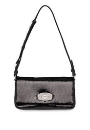 Borsa a spalla con paillettes