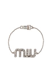 Miu Miu Bracciale con decorazione - Argento