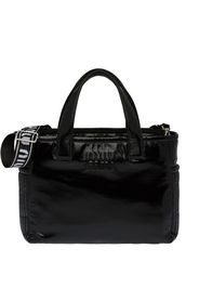 Miu Miu Borsa tote Ciré con logo - Nero