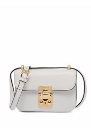 Miu Miu Madras leather shoulder bag - Bianco