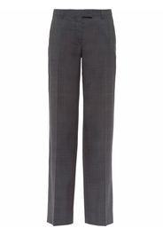 Miu Miu Pantaloni a quadri - Grigio