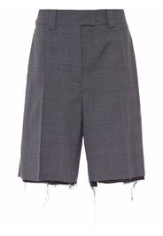 Miu Miu Prince of Wales check Bermuda shorts - Grigio