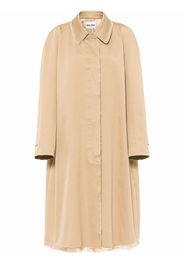 Miu Miu single-breasted chino coat - Toni neutri