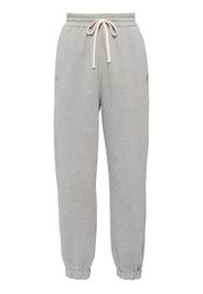 Miu Miu embroidered logo track pants - Grigio