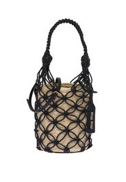 Miu Miu top-handle bucket bag - Nero