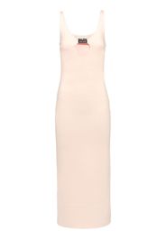 Miu Miu stretch-jersey keyhole-neck dress - Rosa