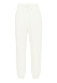Miu Miu Pantaloni sportivi con ricamo - Bianco