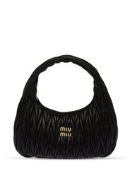 Miu Miu Borsa a spalla Wander matelassé - Nero