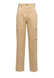 Miu Miu multi-pocket chino pants - Toni neutri