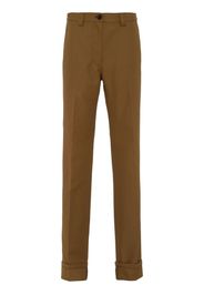 Miu Miu mid-rise straight-leg trousers - Verde