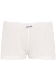 Miu Miu Boxer a coste - F0009 WHITE