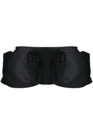 Miu Miu radzimir peplum belt - Nero