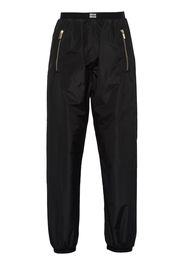 Miu Miu logo waistband track pants - Nero