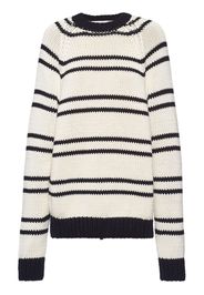 Miu Miu Maglione a righe - Bianco