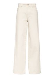 Miu Miu mid-rise wide-leg jeans - Toni neutri