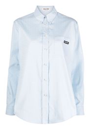 Miu Miu Camicia a maniche lunghe - Blu