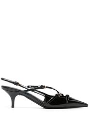 Miu Miu buckle-embellished slingback pumps - Nero