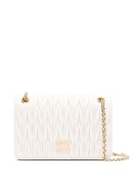 Miu Miu Borsa a spalla effetto matelassé - Bianco